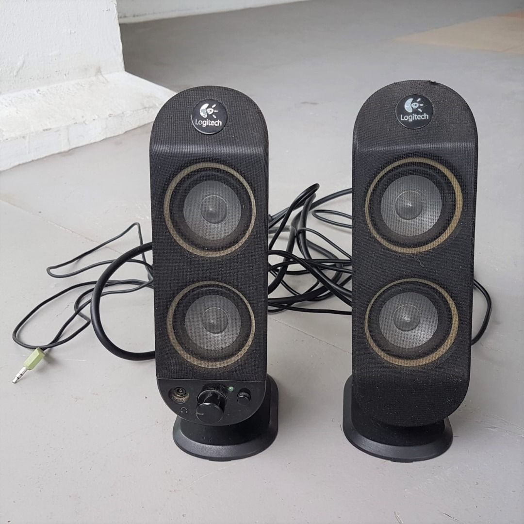 Logitech X230 Stereo Speaker System, Multimedia, TV, PC, Computer
