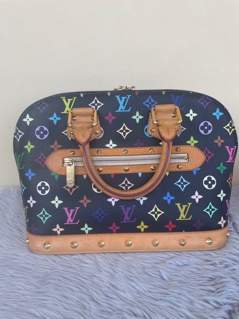 Louis Vuitton Alma PM Multicolor with Entrupy Certificate of