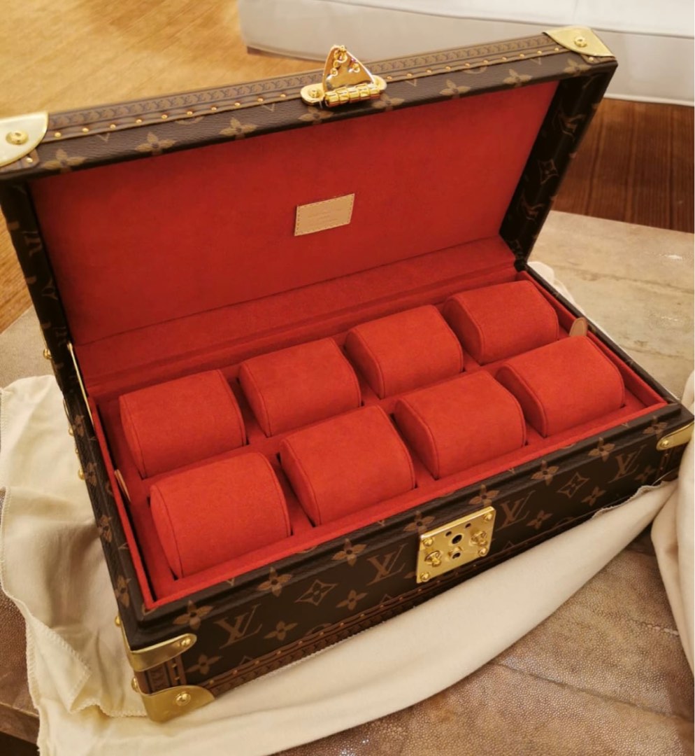 Louis Vuitton 8 Coffret Watch Box Trunk Audemars Patek Rolex