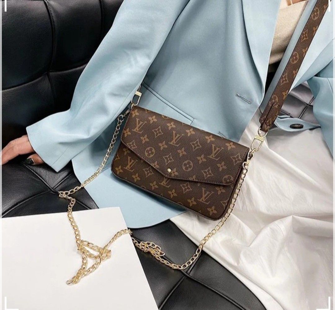 LOUIS QUATORZE CANVAS SLING BAG, Women's Fashion, Bags & Wallets,  Cross-body Bags on Carousell