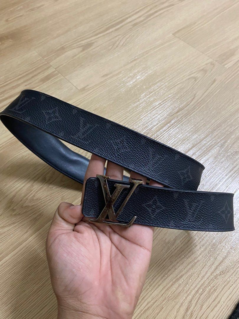 White Louis Vuitton Supreme Belt