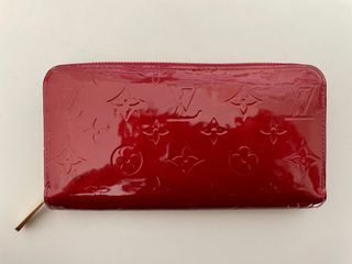 Louis Vuitton Pink Lockme Zippy Wallet Leather Pony-style calfskin