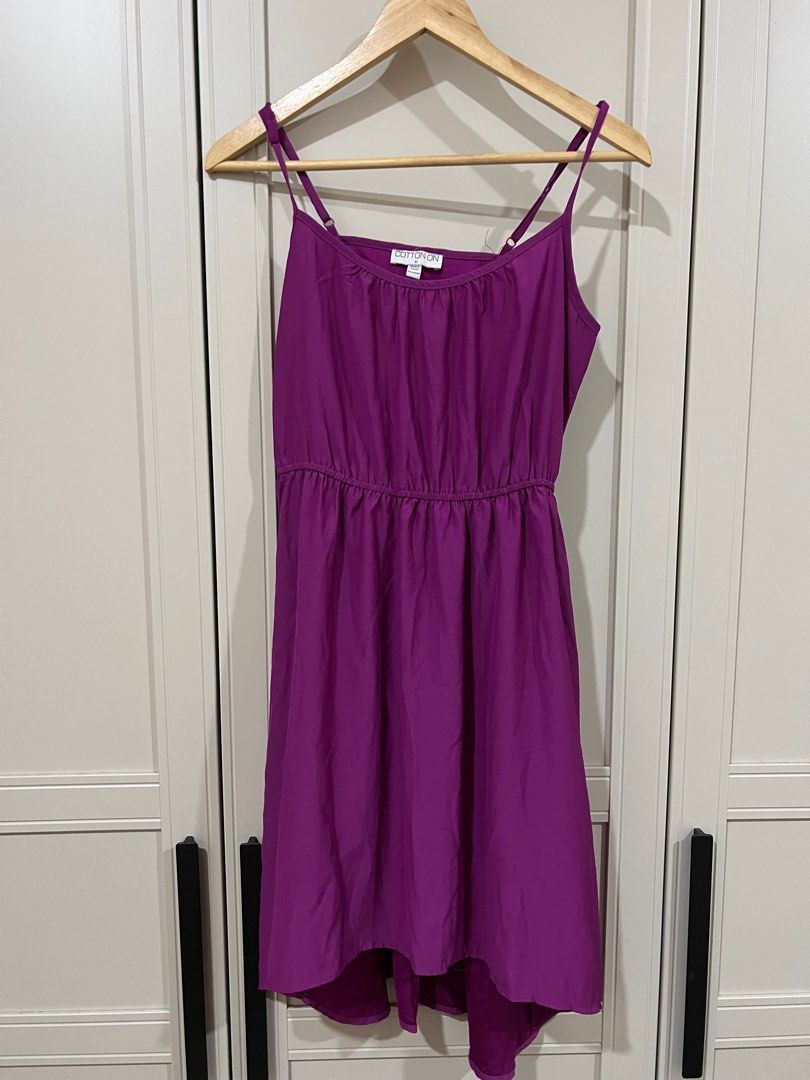 Magenta Pink Dress, Women's Fashion, Dresses & Sets, Dresses on Carousell