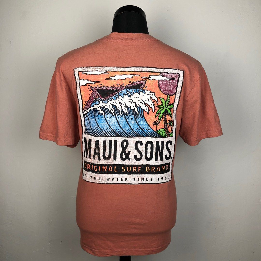 Maui Sons Tshirt Men s Fashion Tops Sets Tshirts Polo Shirts on Carousell