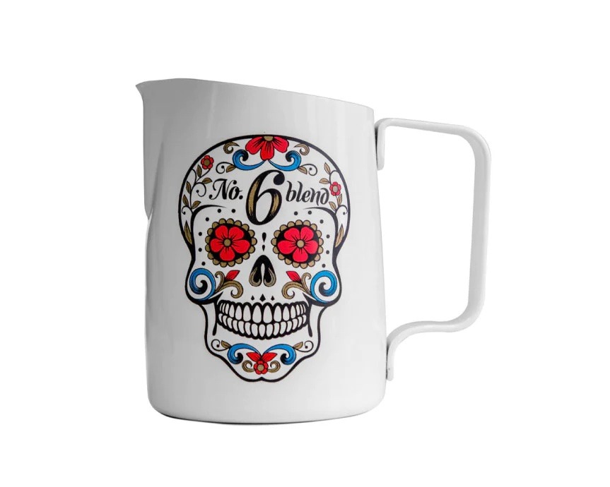 MELBA COFFEE Milk Jug Pitcher 490ml Skull, TV & Home Appliances