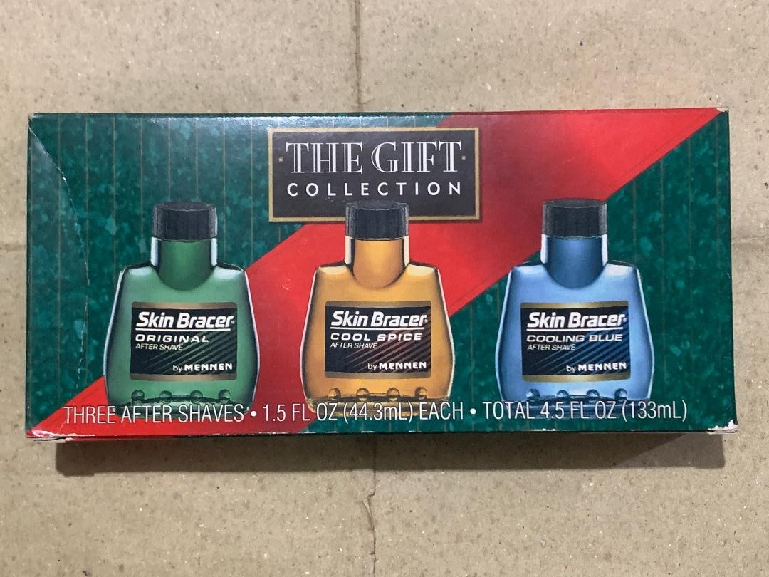 MENNEN Brand Skin Bracer AFTER SHAVE Complete Scents Collection of 3