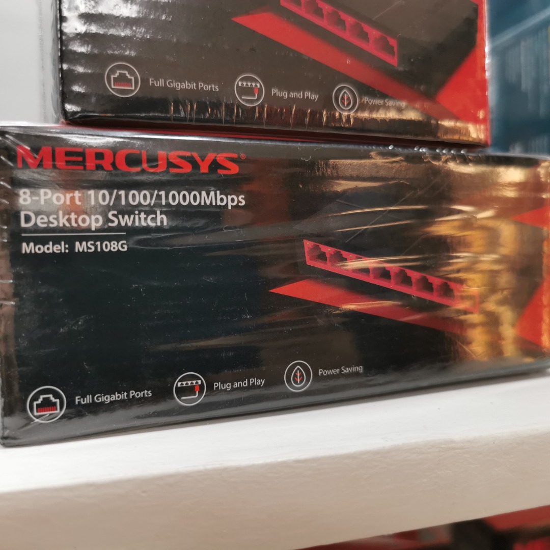Mercusys MS108G 8-port Gigabit Switch, Computers & Tech, Parts ...