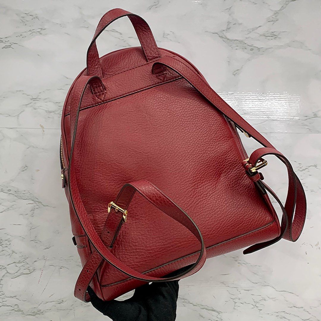 Maroon michael deals kors backpack