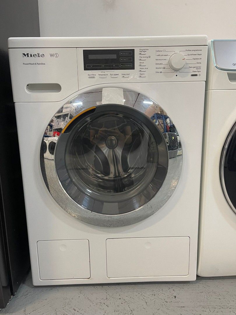 Miele 8kg Front Load Washing Machine (WKH 120 WPS (White), TV & Home Appliances, Washing