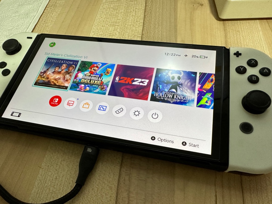 Modded Nintendo Switch OLED with 256gb card, Video Gaming, Video Game