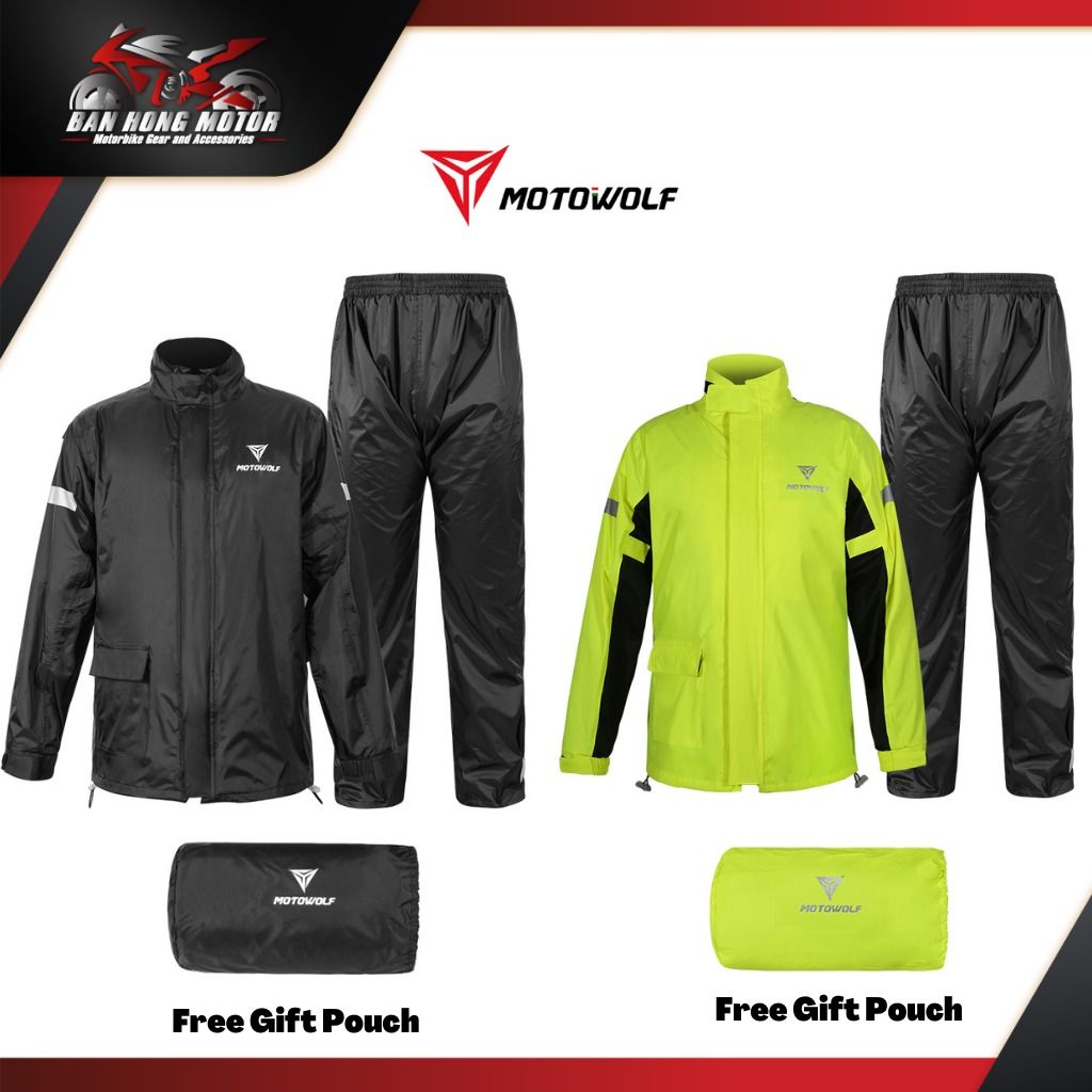 Motowolf Raincoat Waterproof Windproof Bike raincoat Bicycle