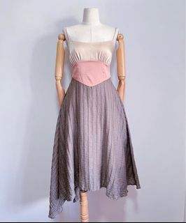 multi-colored vintage dress