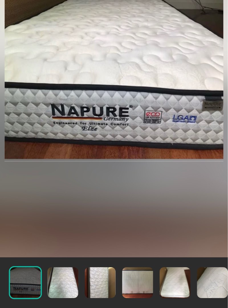 Napure Latex Mattress Super Single, Furniture & Home Living, Furniture