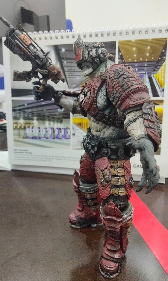 Gears Of War Série 4 - Grenadier Flame Thrower - Figurine Player Select Neca A16874