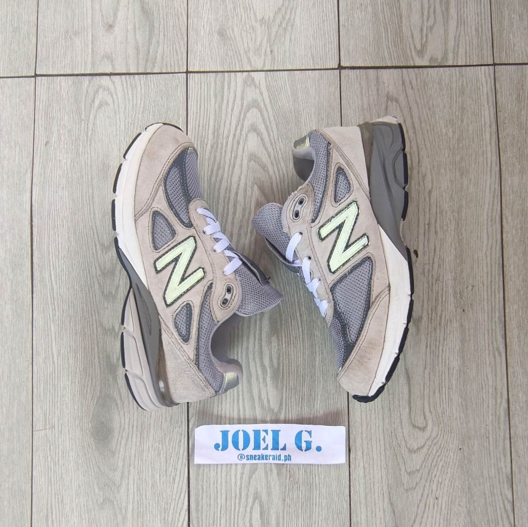 New Balance 990 v4 Gray (Reflective), Women's Fashion, Footwear, Sneakers  on Carousell