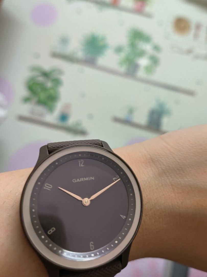 Garmin watch black and rose gold sales