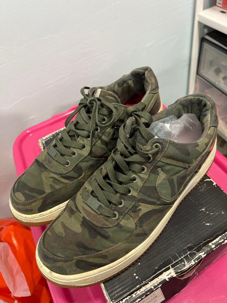 Nike Af1 X Supreme Camo Og Men s Fashion Footwear Sneakers on Carousell