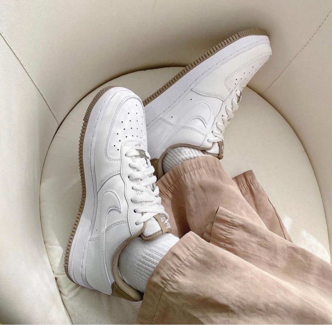Air force 1 khaki outlet white