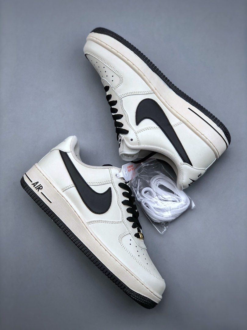 Air force 1 with black swoosh cheap