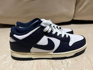 Rare Nike Dunk low baseball 2005 309431-015 Neutral Grey Midnight Navy men  12