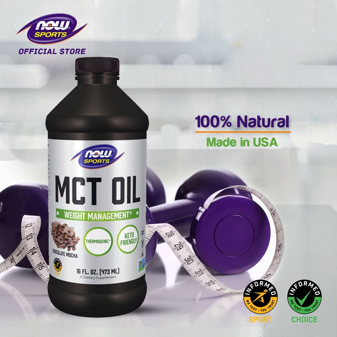 NOW SPORTS Supplement/ MCT Oil for Fat Burner, Health & Nutrition