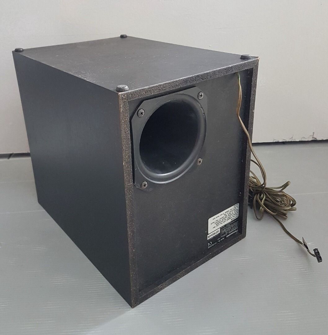 Panasonic Subwoofer, Model SBW300, Japan, 60 Watts Bass Speaker, Home
