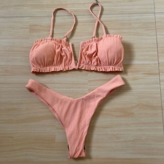Peach Two Piece Bikini