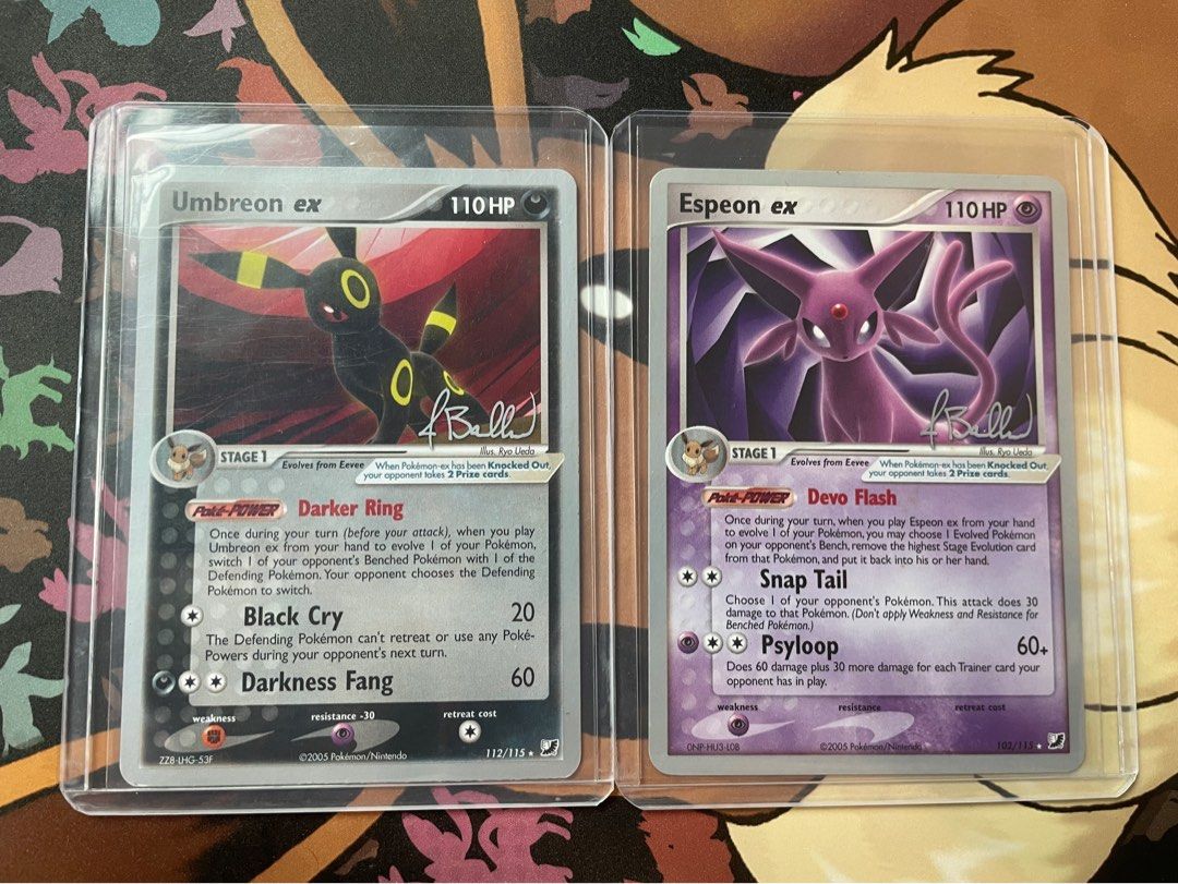 Pokemon Trading Card Game World Championship Deck Umbreon Espeon EX