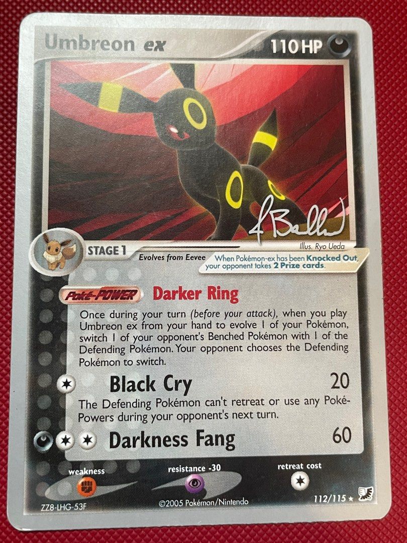 Pokemon Trading Card Game World Championship Deck Umbreon Espeon EX