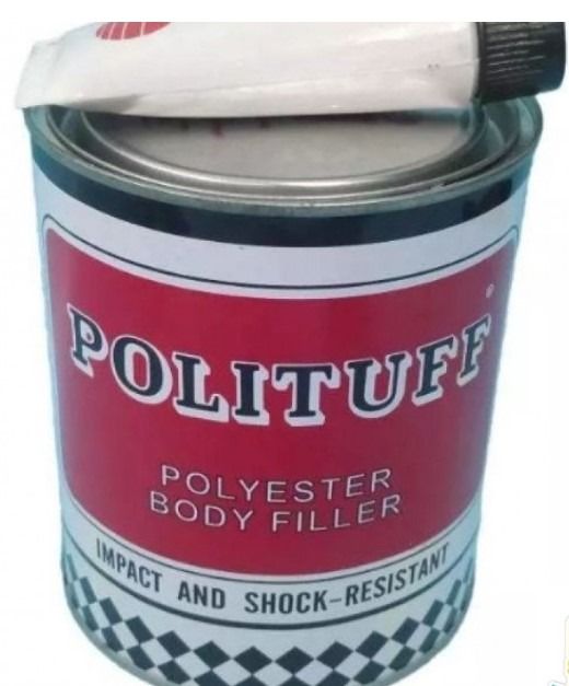 Polituff with Hardener (1 liter) Polyester Body Filler Set, Furniture