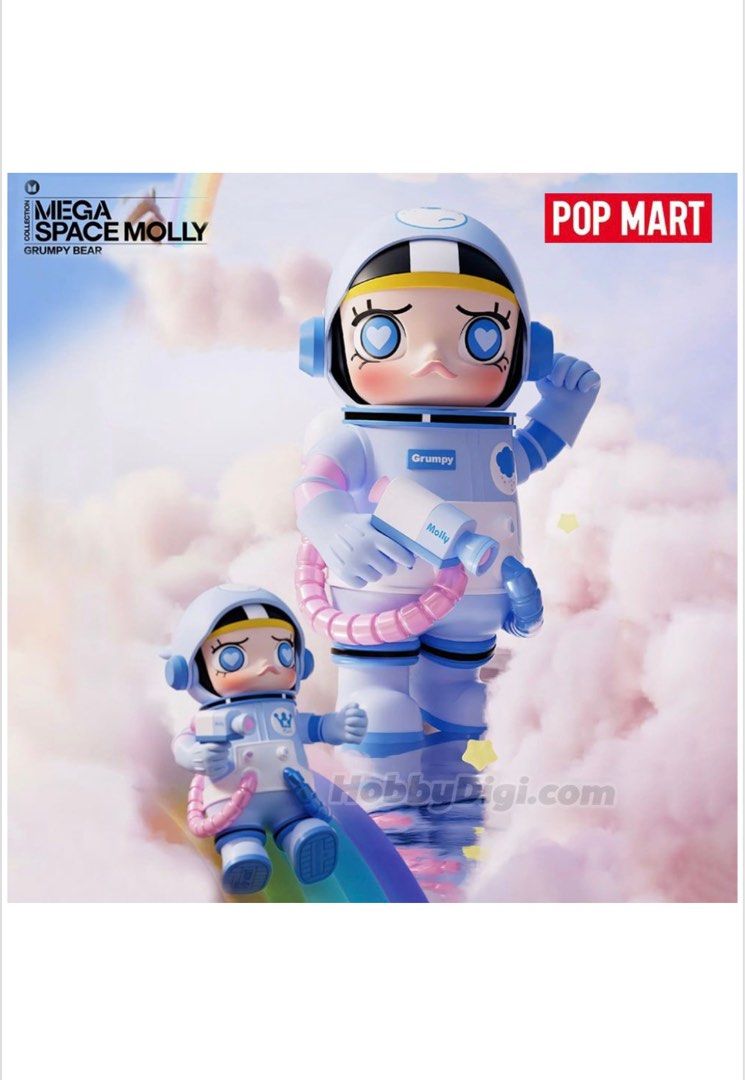 POPMART MEGA SPACE MOLLY × Grumpy Bear - www.trekdriving.com.au