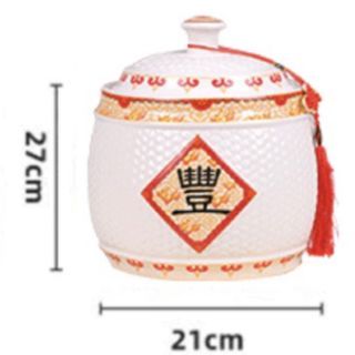Porcelain Rice container
