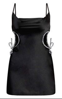 Pretty little thing PLT glitter cut out dress