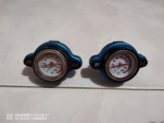 Radiator cap big head with temperature meter