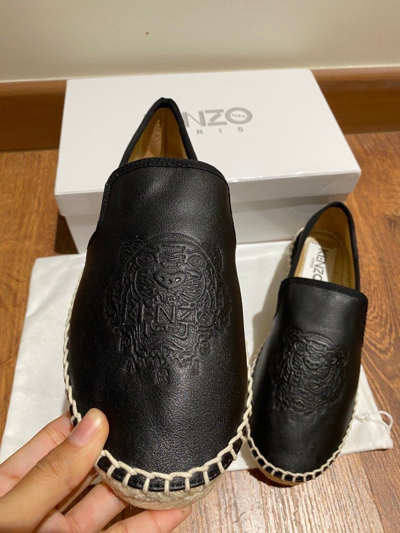 Kenzo espadrilles sales black leather
