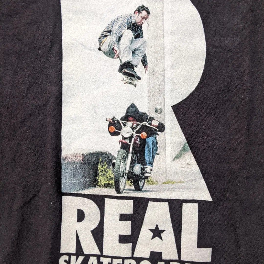 Real Skateboards "Mark Gonzales Ollie Over Max Schaaf On Motorcycle