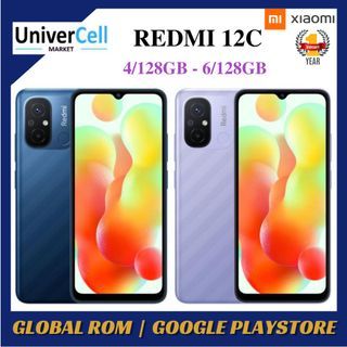 Redmi 12C 4/128GB - 6/128GB | Brand New With 1 Year  Official Xiaomi Warranty | Combo Offer Available | Same day Delivery | Store Pickup Available !!!