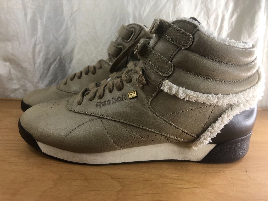 Reebok Classic Freestyle High Cut Vintage Retro Shearling, Women's ...