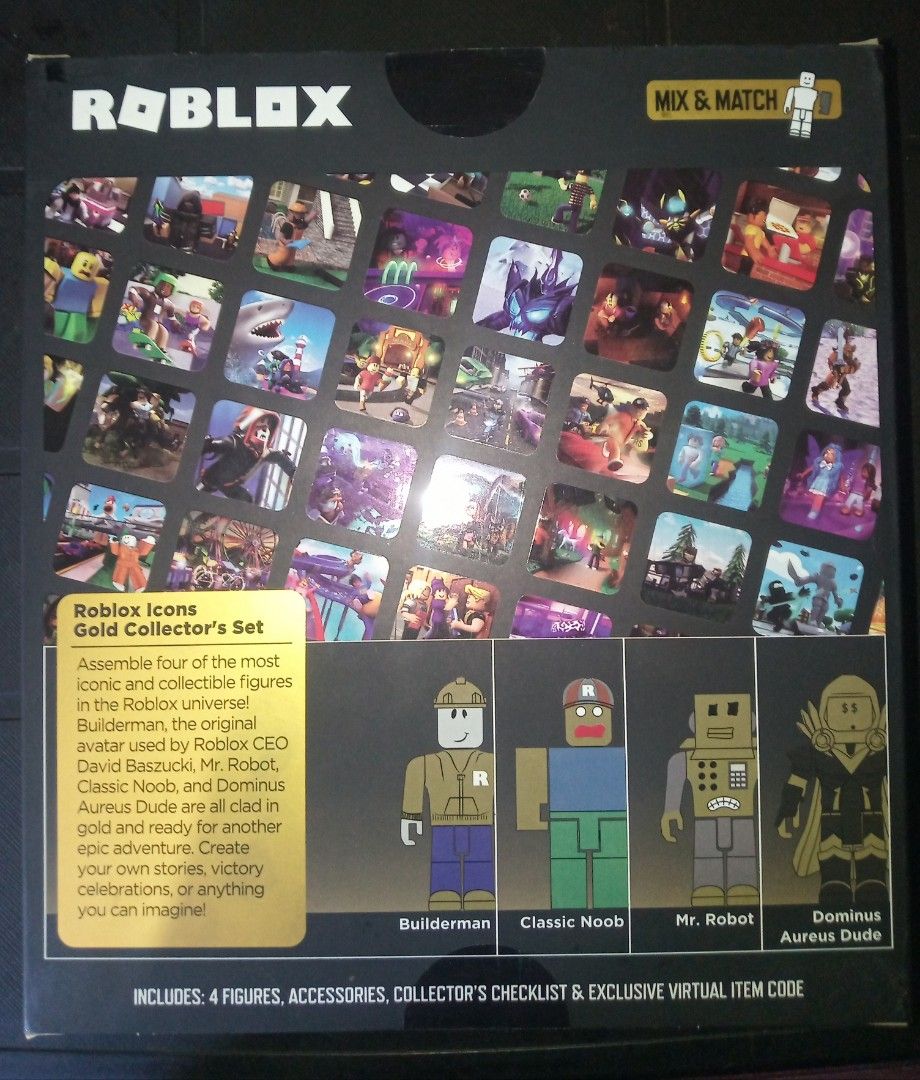 Roblox Icons Gold - Builderman - Action Figure