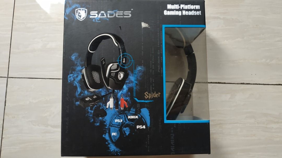 Sades Spider SA922 SA 922 Headset Gaming Multiplatform ORIGINAL