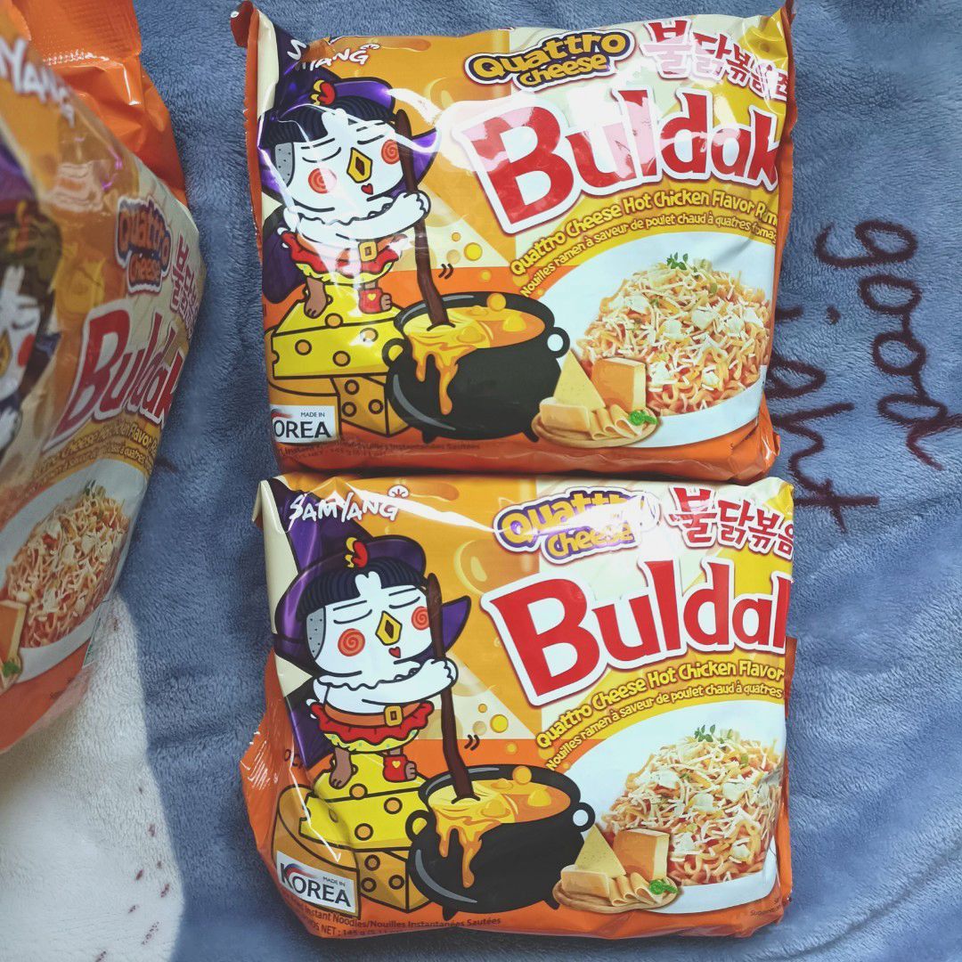 Samyang Buldak quattro cheese hot chicken flavour ramyeon ramen Korean