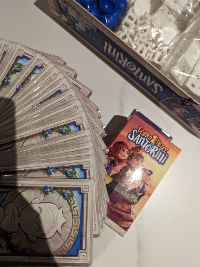 Santorini Board Game Kickstarter + golden fleece expansion, Hobbies ...