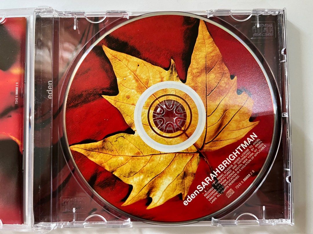 Sarah Brightman Eden Music CD, Hobbies & Toys, Music & Media, CDs ...