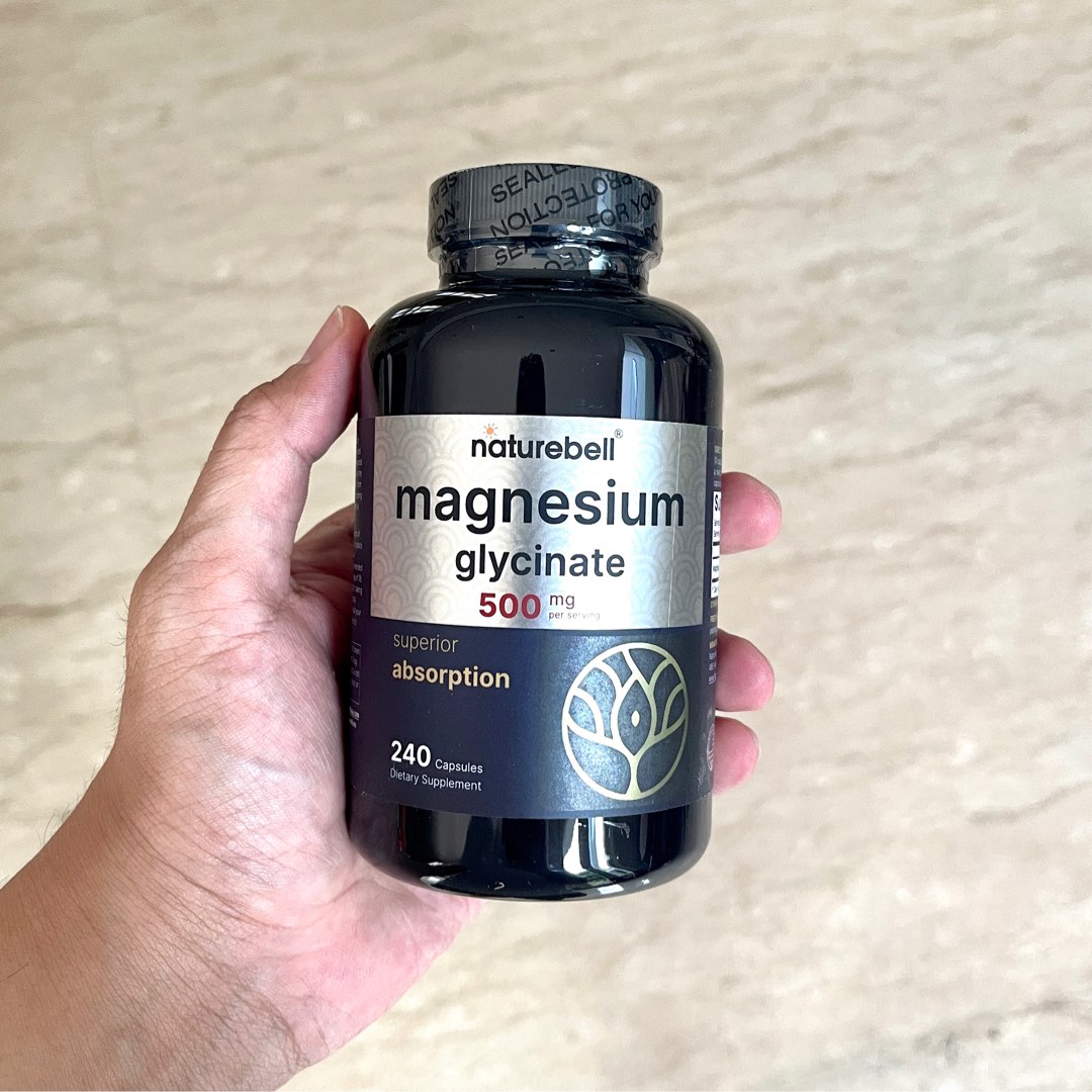 Share Ecer Naturebell Magnesium Glycinate 500mg, Kesehatan & Kecantikan