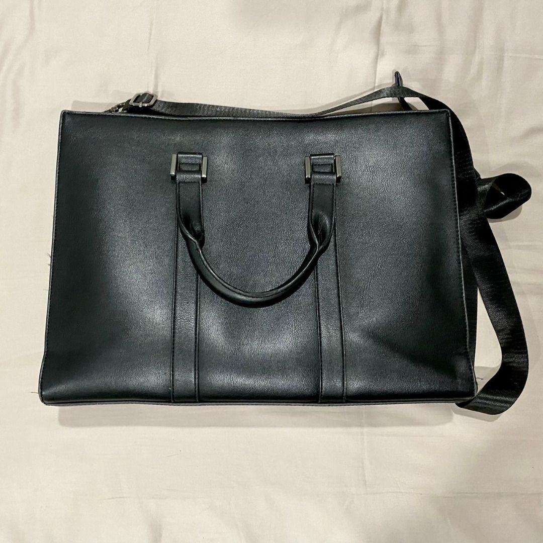 Shoopen | Briefcase | Black, Men's Fashion, Bags, Briefcases on Carousell