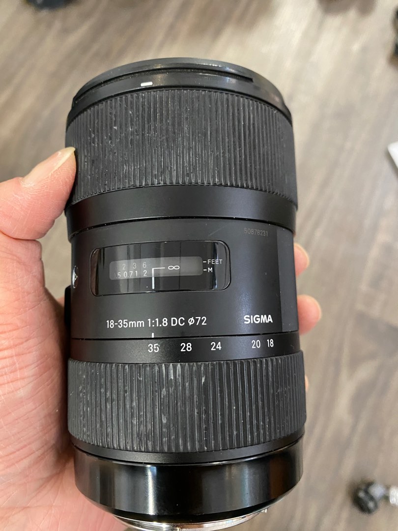 Sigma 1835 1.8 (canon EF), 攝影器材, 攝錄機 Carousell