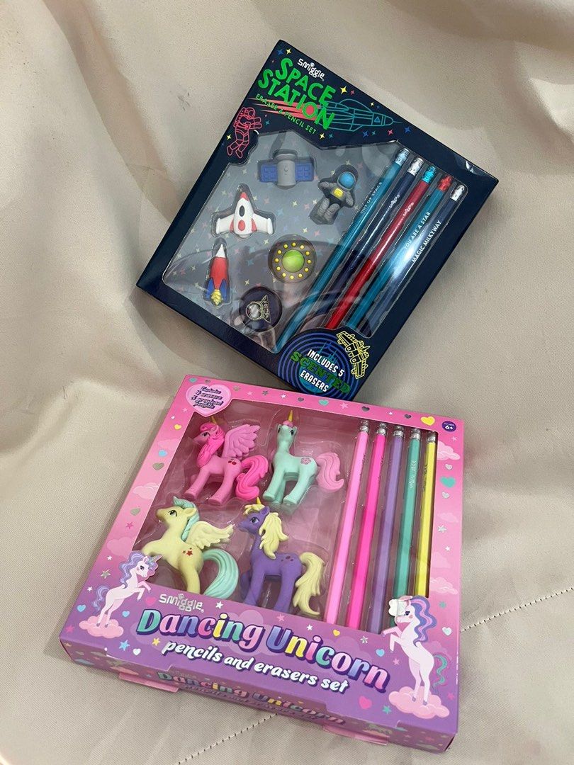 Smiggle Pencil and eraser set on Carousell