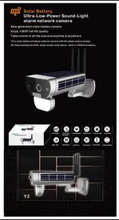 Solar Powered CCTV w/ built in 2 way mic