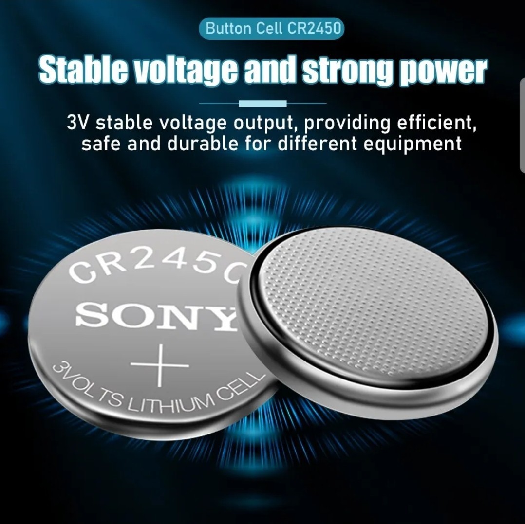 Sony CR2450 3V Lithium Battery CR2450 X 4 Batteries