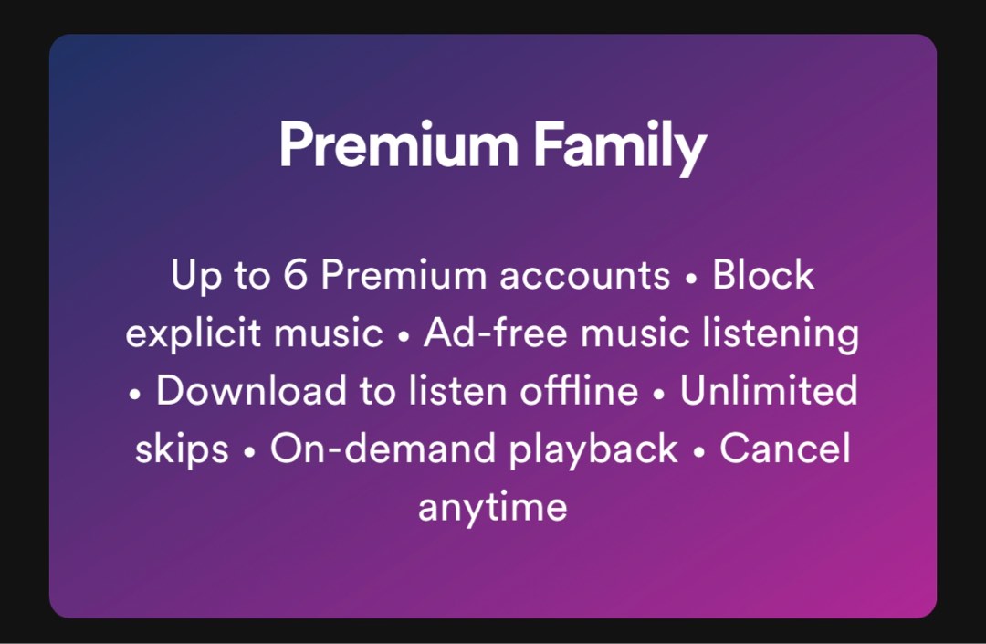 Spotify Family Everything Else Others On Carousell spotify-family-everything-else-others-on-carousell